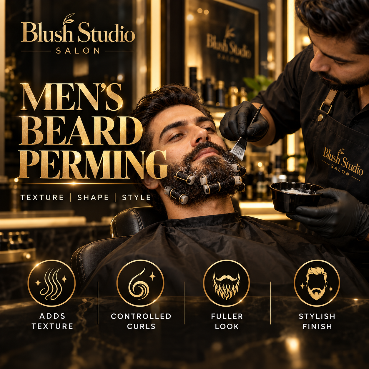Beard Perming
