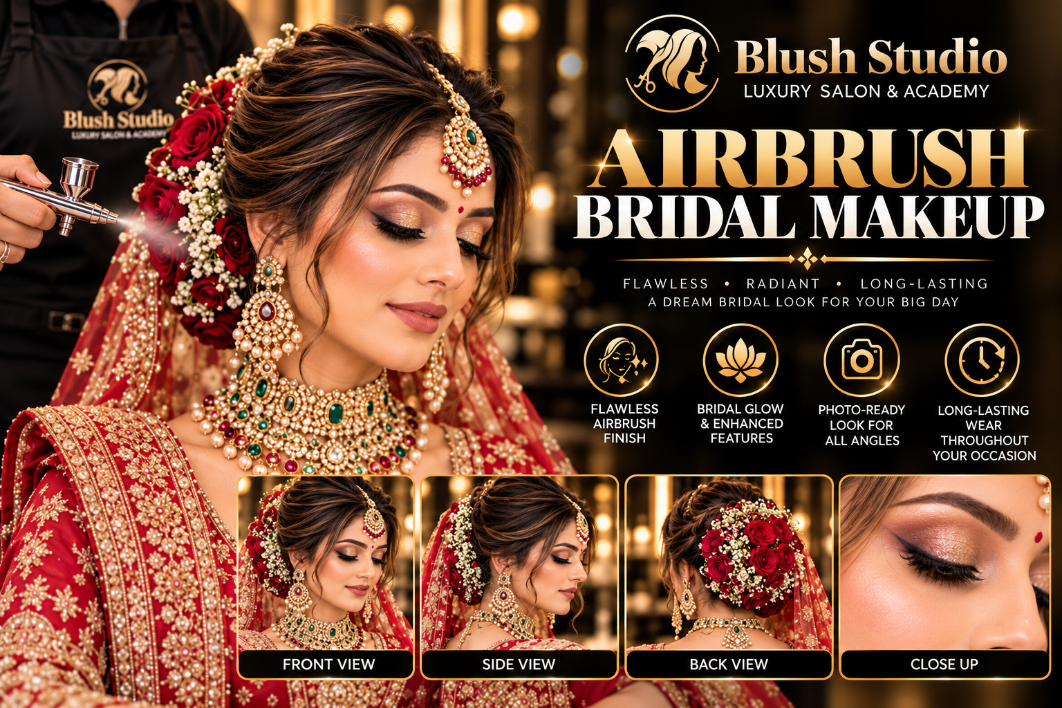 AIRBRUSH BRIDAL MAKEUP