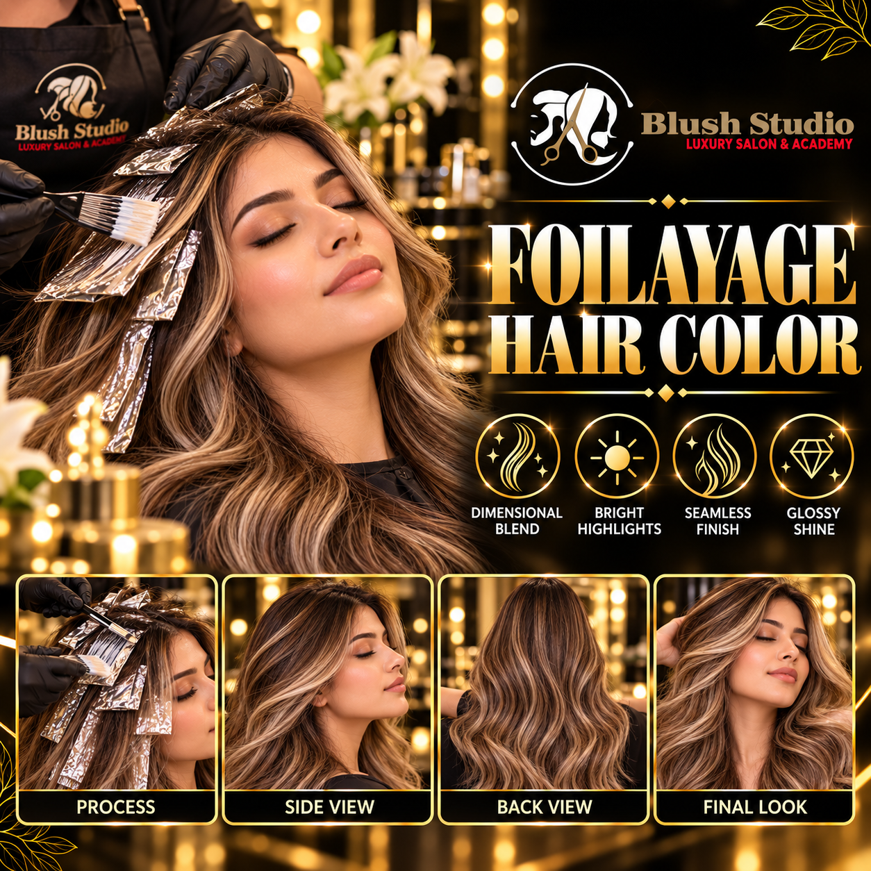 FOILAYAGE HAIR COLOR