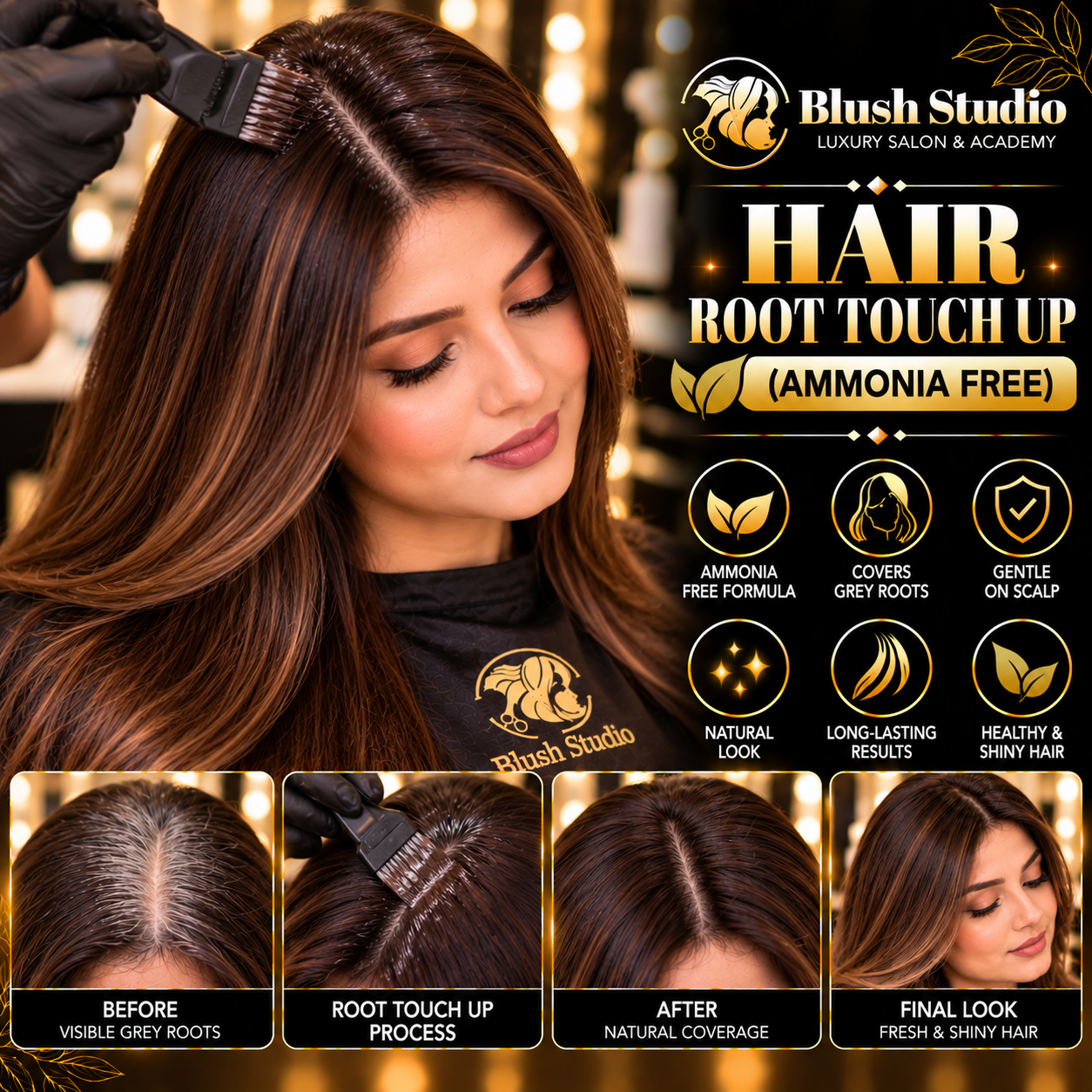 Hair ROOT TOUCH UP ( AMMONIA FREE)