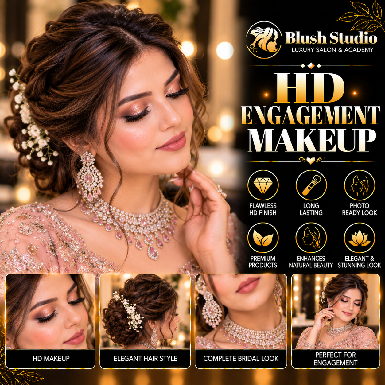 HD ENGAGEMENT MAKEUP